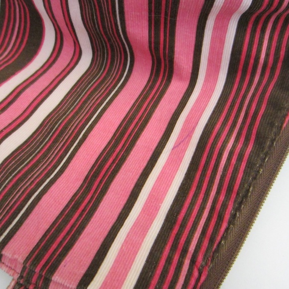 Y2K Aeropostle Reversible Brown Corduroy 2 Strap Shoulder Bag - Picture 7 of 8